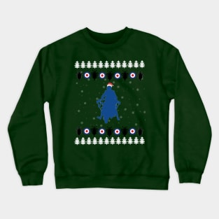 MOD Christmas Scooter MOD mass Roundel Jimmy MODS Crewneck Sweatshirt